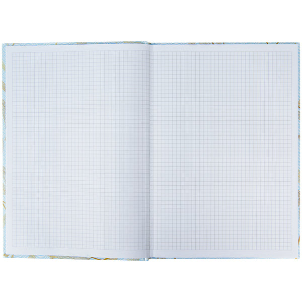 Notizbuch Axent Waves 8422-560-A, A4, 96 Blatt, liniert, blau
