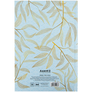 Notizbuch Axent Waves 8422-560-A, A4, 96 Blatt, liniert, blau