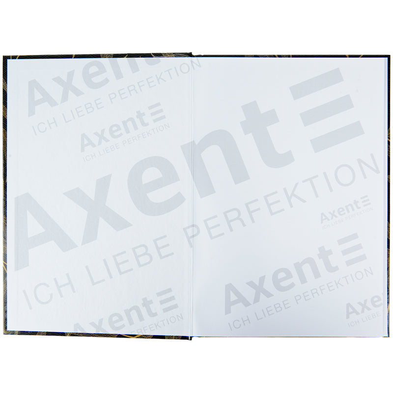 Notizbuch Axent Waves 8422-561-A, A4, 96 Blatt, kariert, schwarz