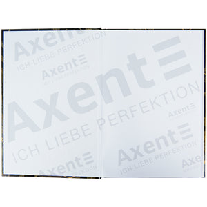 Notizbuch Axent Waves 8422-561-A, A4, 96 Blatt, kariert, schwarz