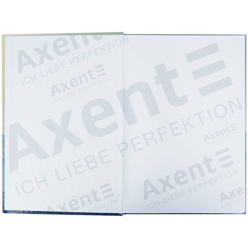 Notizbuch Axent Waves 8422-562-A, A4, 96 Blatt, kariert, blau