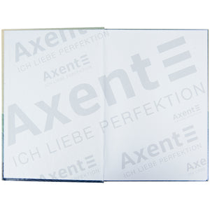 Notizbuch Axent Waves 8422-562-A, A4, 96 Blatt, kariert, blau
