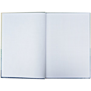 Notizbuch Axent Waves 8422-562-A, A4, 96 Blatt, kariert, blau