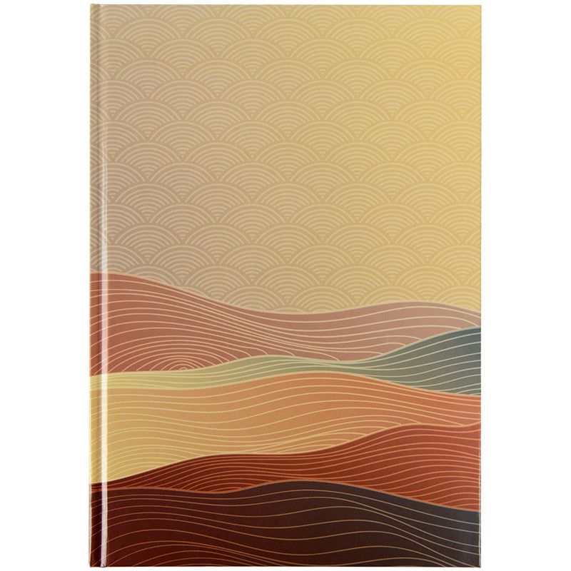Notizbuch Axent Waves 8422-563-A, A4, 96 Blatt, kariert, bronze
