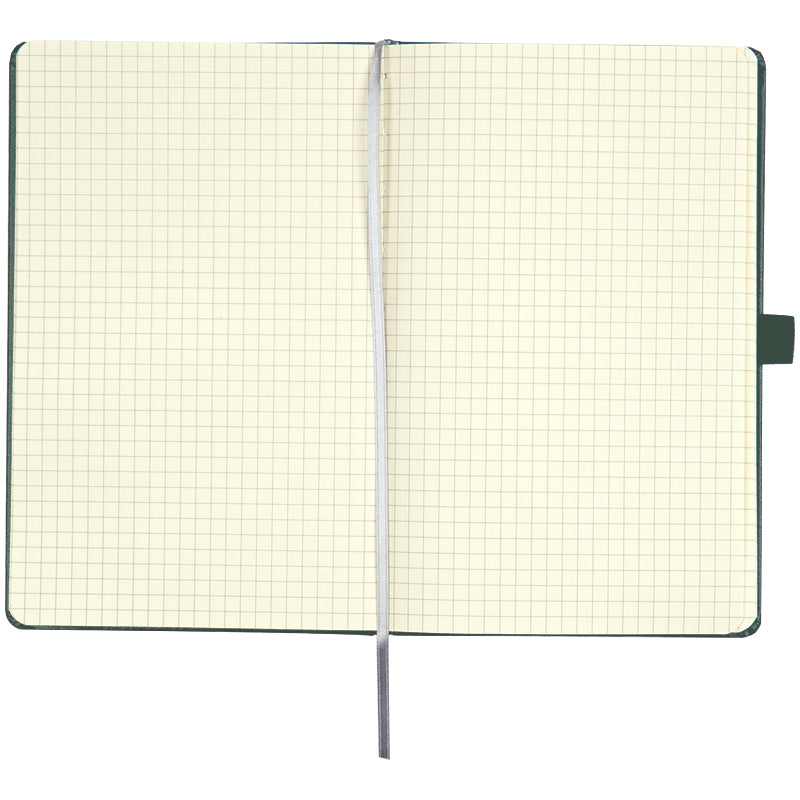 Notizbuch Axent Partner Lux Ukrainisch 8202-04-4-A, 125x195 mm, 96 Blätter, Zelle, grün
