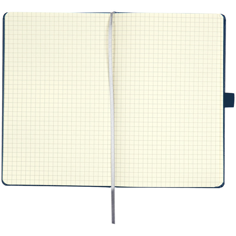 Notizbuch Axent Partner Lux Brave UA 8202-02-1-A, 125x195 mm, 96 Blätter, Zelle, blau