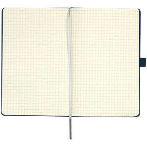 Notizbuch Axent Partner Lux Tryzub 8202-02-3-A, 125x195 mm, 96 Blätter, Zelle, blau