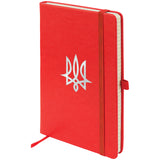 Notizbuch Axent Partner Lux Tryzub 8202-06-3-A, 125x195 mm, 96 Blätter, Zelle, rot