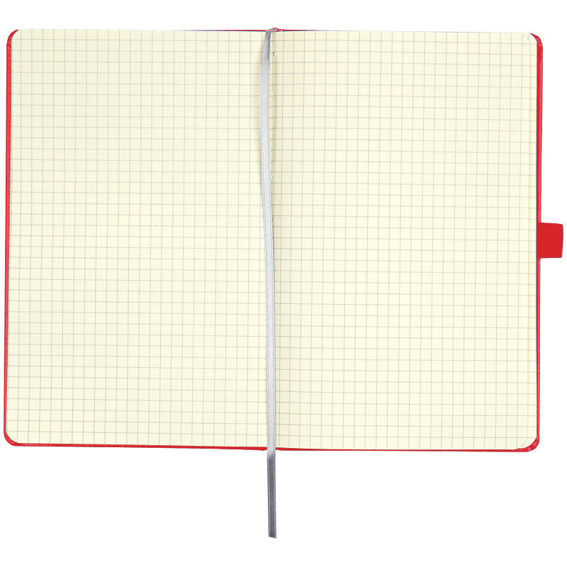 Notizbuch Axent Partner Lux Tryzub 8202-06-3-A, 125x195 mm, 96 Blätter, Zelle, rot