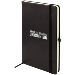 Notebook Axent Partner Lux Brave UA 8202-01-1-A, 125x195 mm, 96 sheets,  squared, black