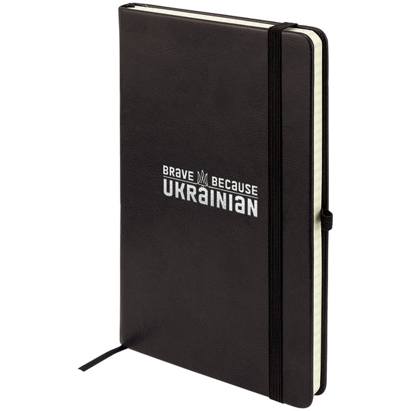 Notebook Axent Partner Lux Brave UA 8202-01-1-A, 125x195 mm, 96 sheets,  squared, black