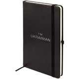 Notizbuch Axent Partner Lux Ukrainisch 8202-01-4-A, 125x195 mm, 96 Blätter, Zelle, schwarz