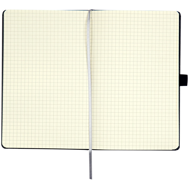 Notizbuch Axent Partner Lux Ukrainisch 8202-01-4-A, 125x195 mm, 96 Blätter, Zelle, schwarz