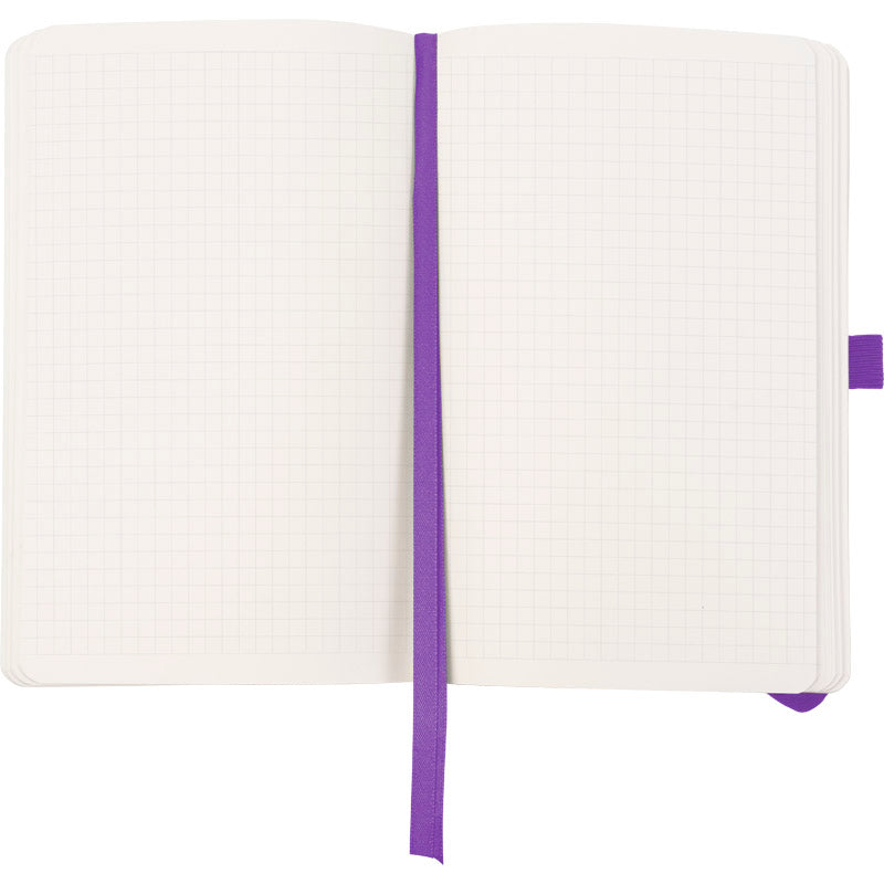 Notizbuch Axent Partner Soft Skin Ukrainisch 8616-11-2-A, 125x195 mm, 96 Blatt, Zelle, lila
