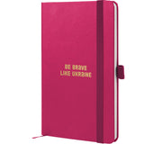 Notizbuch Axent Partner Brave 8201-50-1-A, 125x195 mm, 96 Blätter, Zelle, karmesinrot