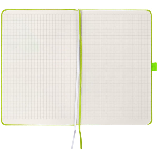 Notizbuch Axent Partner 8201-60-A, 125x195 mm, 96 Blatt, kariert, zitrone