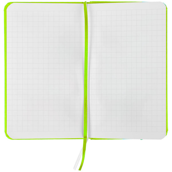 Notebook Axent Partner 8301-60-A, 95x150 mm, 96 sheets,  squared, lemon