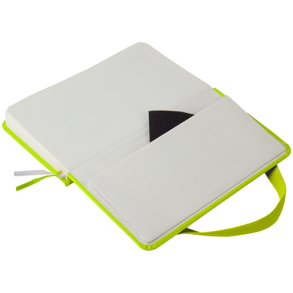 Notebook Axent Partner 8301-60-A, 95x150 mm, 96 sheets,  squared, lemon