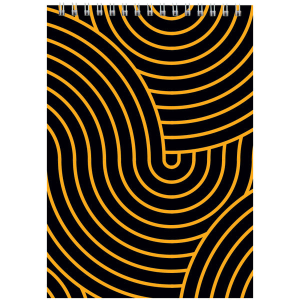 Spiralnotizbuch Axent D8012-03, А5, 48 Blatt, kariert, gelb