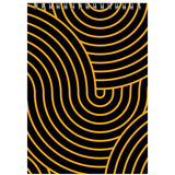 Spiralnotizbuch Axent D8012-03, А5, 48 Blatt, kariert, gelb