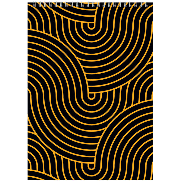 Spiral notebook Axent D8013-03, А4, 48 sheets, squared, yellow