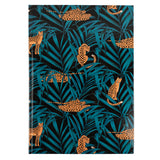Notizbuch Axent Leopard 8422-556-A, A4, 96 Blatt, kariert, navy blau