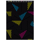 Spiralnotizbuch Axent D8012-04, А5, 48 Blatt, kariert, neon