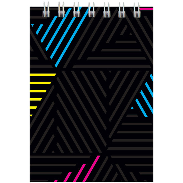 Spiralnotizbuch Axent D8014-04, А7, 48 Blatt, kariert, neon