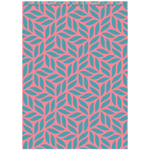 Spiral notebook Axent D8013-05, А4, 48 sheets, squared, pink