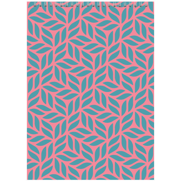 Spiral notebook Axent D8013-05, А4, 48 sheets, squared, pink