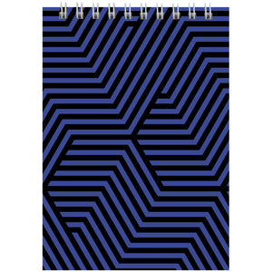 Spiralnotizbuch Axent D8011-06, А6, 48 Blatt, kariert blau