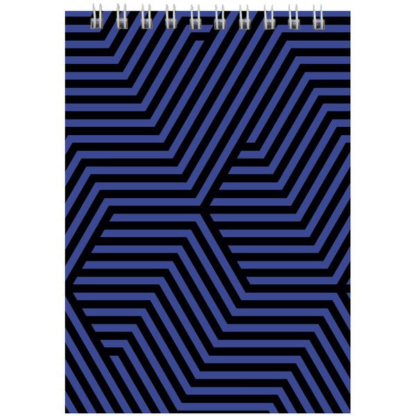 Spiralnotizbuch Axent D8011-06, А6, 48 Blatt, kariert blau