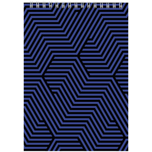 Spiralnotizbuch Axent D8012-06, А5, 48 Blatt, kariert, blau