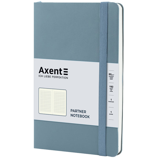 Notizbuch Axent Partner Soft Earth Colors 8620-02-A, 125x195 mm, 96 Blatt, blau