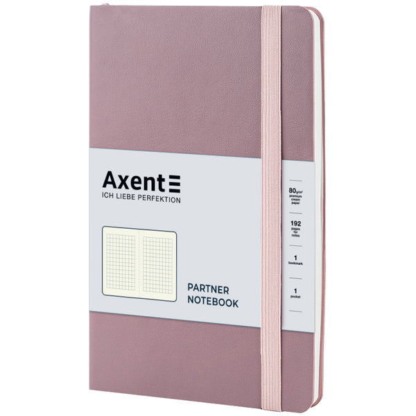 Notizbuch Axent Partner Soft Earth Colors 8620-03-A, 125x195 mm, 96 Blatt, rosa