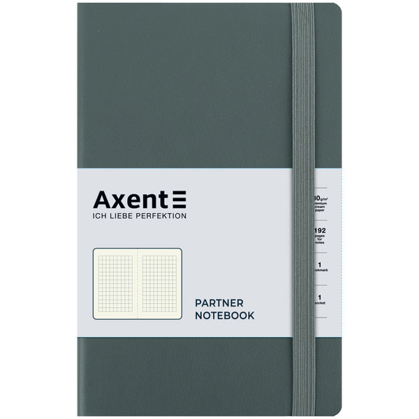 Notizbuch Axent Partner Soft Earth Colors 8620-04-A, 125x195 mm, 96 Blatt, grün
