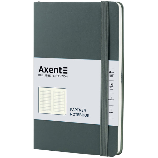 Notizbuch Axent Partner Soft Earth Colors 8620-04-A, 125x195 mm, 96 Blatt, grün