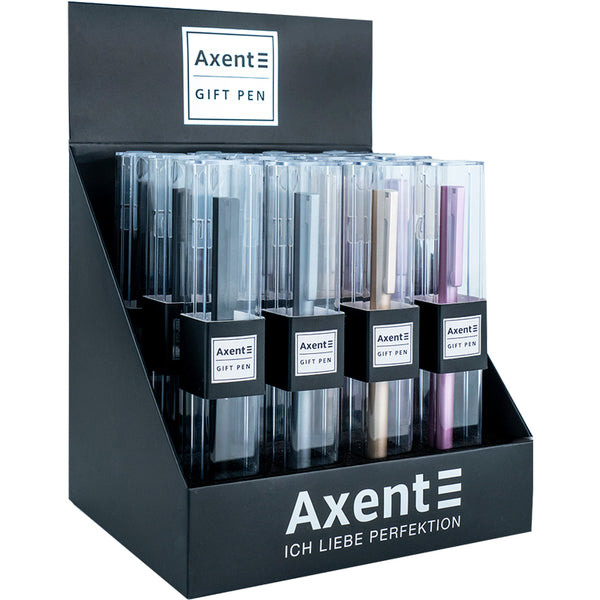 Ballpoint pen Axent AB1099-00-02-A, 0.7 mm, retractable, blue