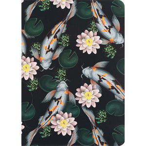 Notebook Axent Fish 8700-2-A, А5, 80 sheets, squared, green-white