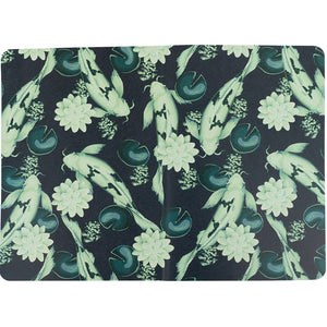 Notebook Axent Fish 8700-2-A, А5, 80 sheets, squared, green-white