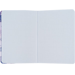 Notebook Axent Fish 8700-3-A, А5, 80 sheets, squared, lilac blue