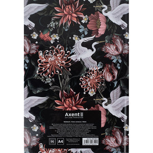 Notebook Axent Birds&Flowers-2 8422-569-A, А4, 96 sheets, squared