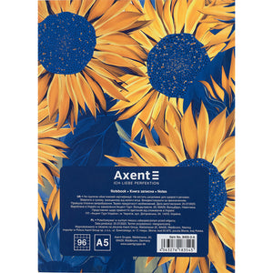 Notizbuch Axent UA Y 8455-3-A, A5, 96 Blätter, Zelle, Hardcover