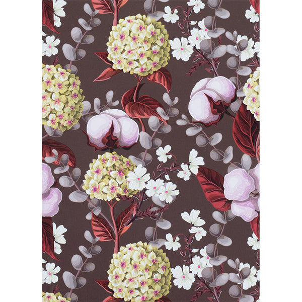 Notizbuch Axent Bloom 8456-1-A, А5, 96 Blatt, kariert, braun
