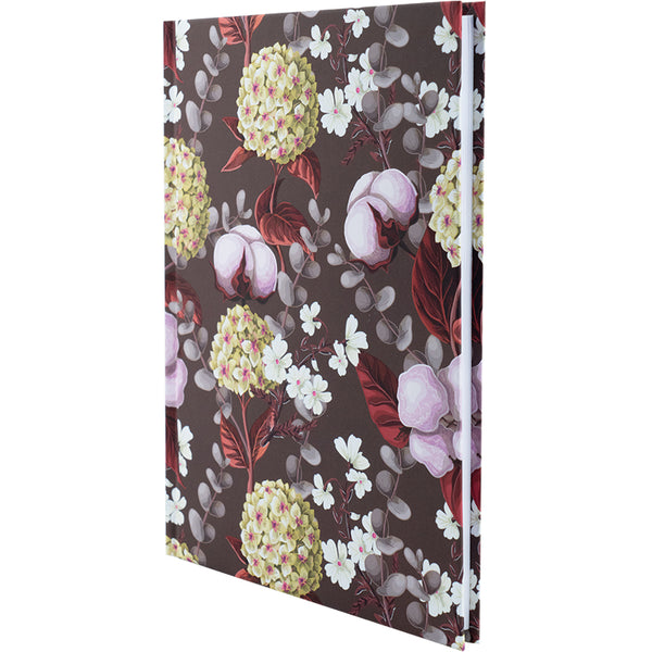 Notizbuch Axent Bloom 8456-1-A, А5, 96 Blatt, kariert, braun