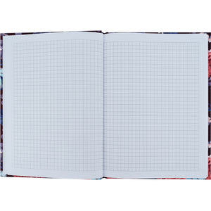 Notizbuch Axent Bloom 8456-3-A, А5, 96 Blatt, kariert, lila
