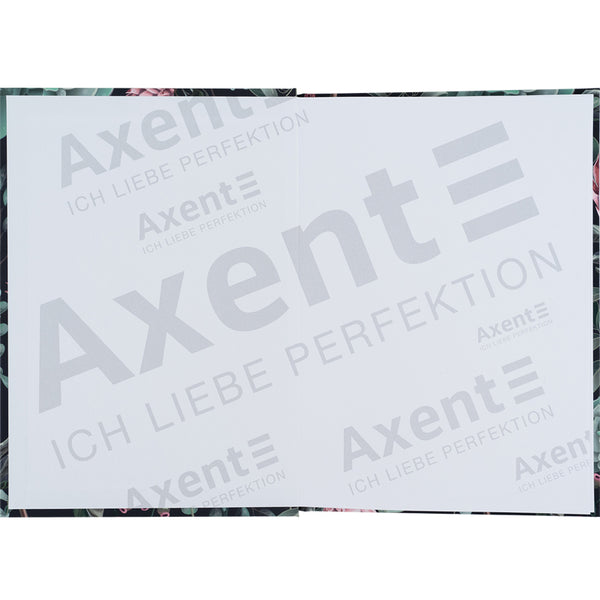 Notizbuch Axent Bloom 8456-4-A, А5, 96 Blatt, kariert, grün