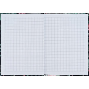 Notizbuch Axent Bloom 8456-4-A, А5, 96 Blatt, kariert, grün