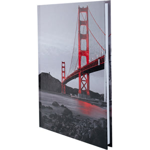 Notizbuch Axent R&B Bridge 8457-3-A, A5, 96 Blatt, Zelle, Hardcover