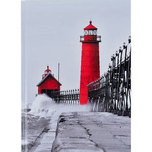Notizbuch Axent R&B Lighthouse 8457-4-A, A5, 96 Blatt, Zelle, Hardcover